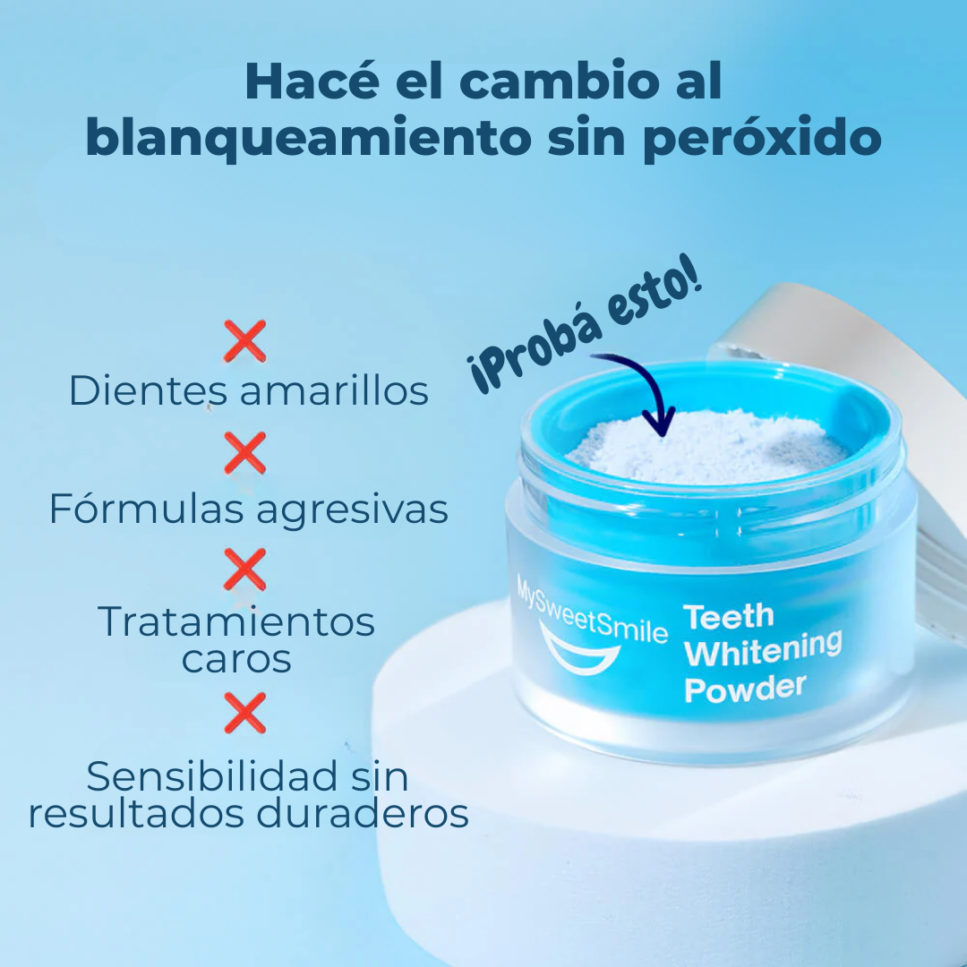 Polvo Blanqueador de Dientes