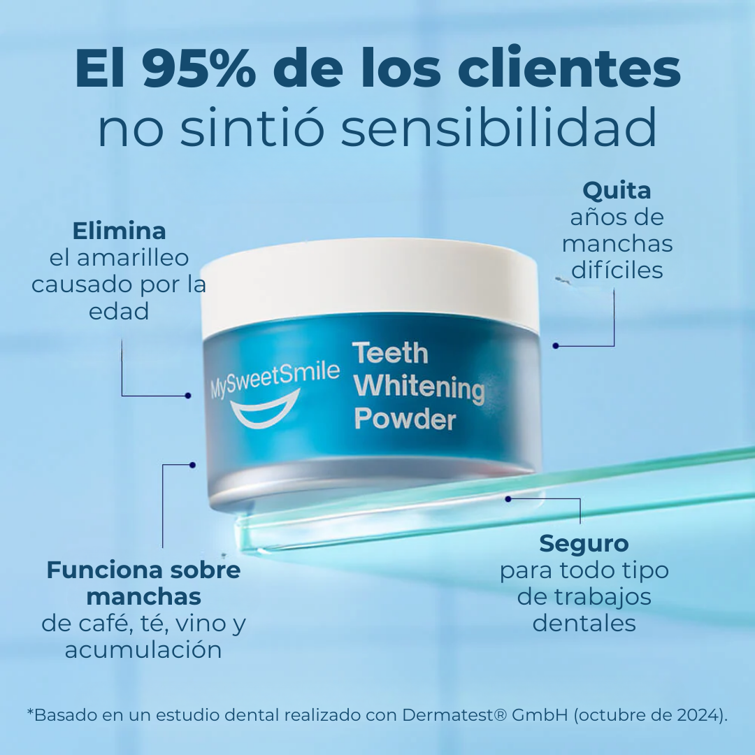Polvo Blanqueador de Dientes